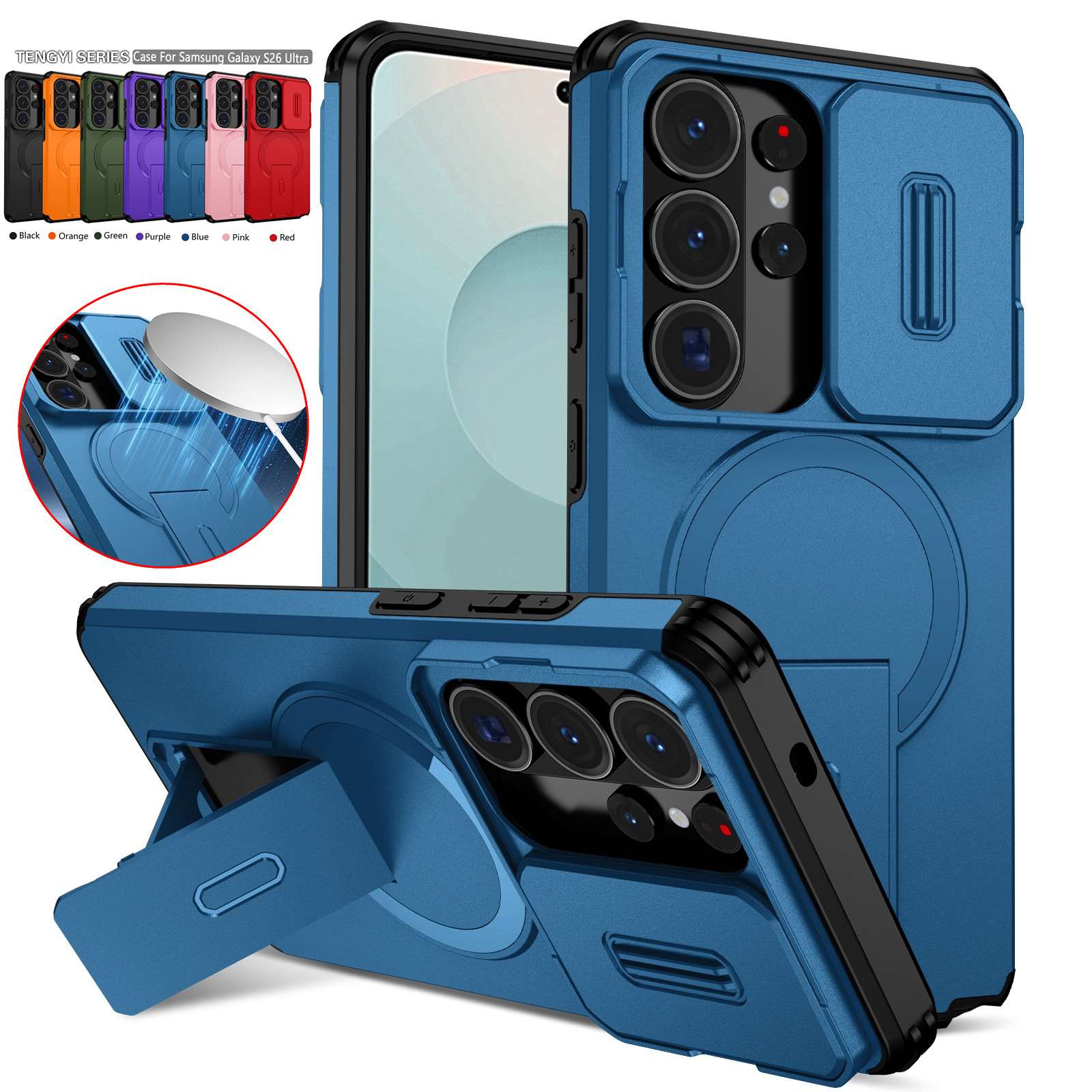 Kickstand Adjustable - Custodia Protettiva per Fotocamera con Lente