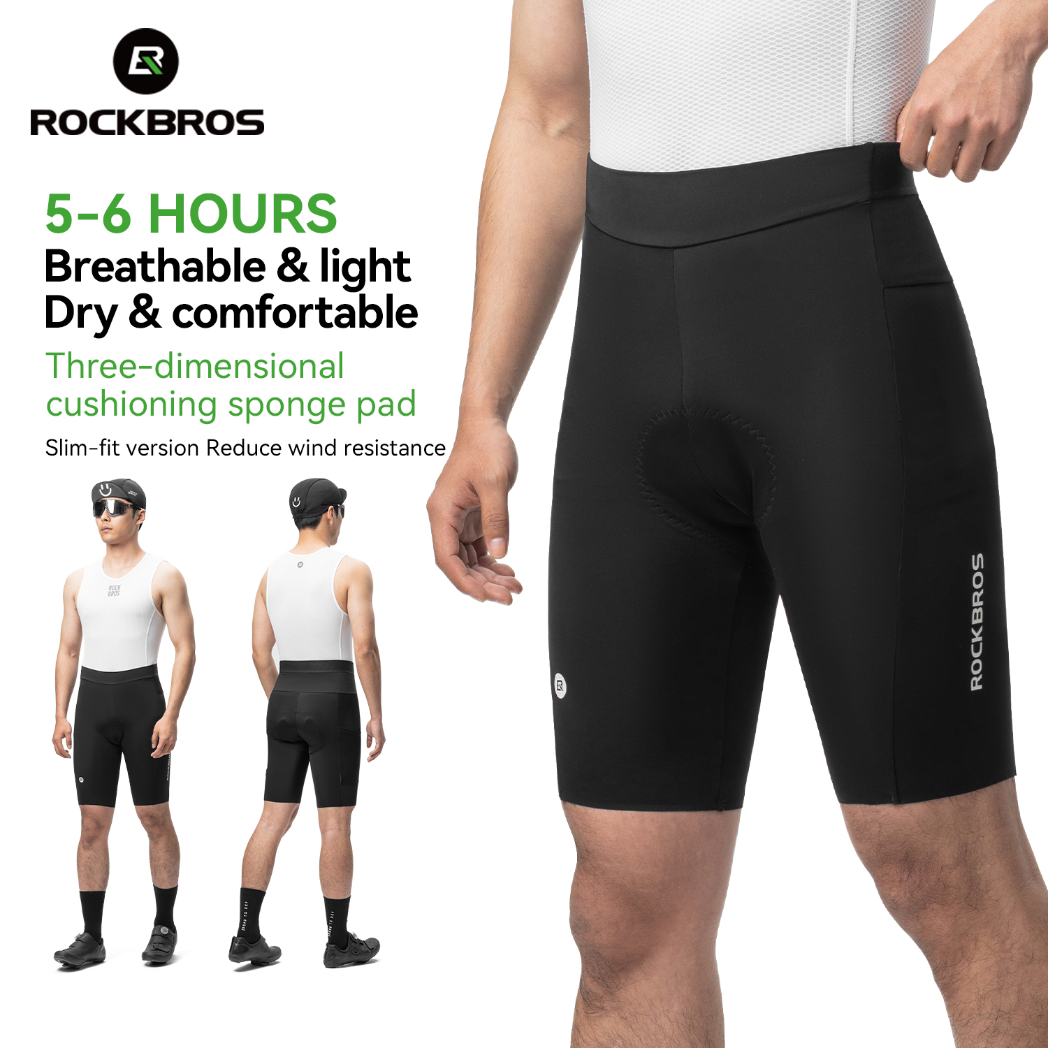 Cycling Commuter Trousers - ROCKBROS Pantaloncini da ciclismo Pantaloni da