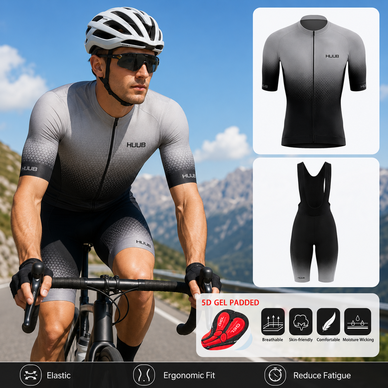 Cycling Commuter Trousers - Completo Abbigliamento Ciclismo Uomo HUUB 2026: