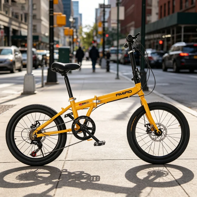 Commuting With Bike - Bicicletta Pieghevole con Ruote a Raggi