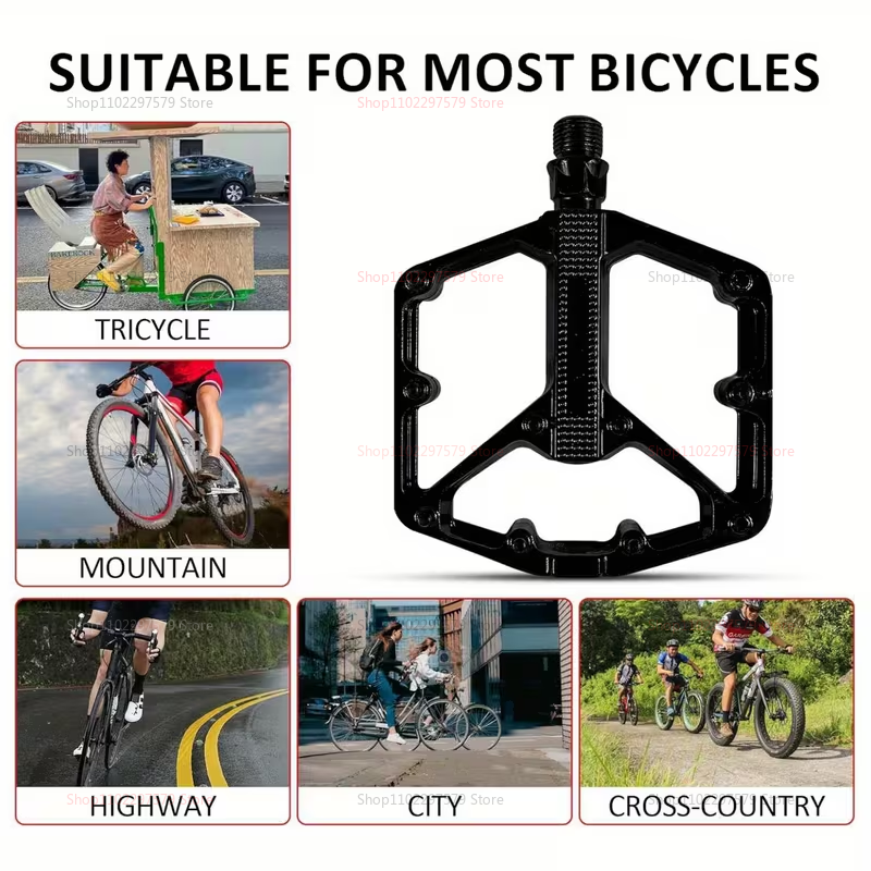 Cycling Commute Gear - Pedali per Bicicletta Leggeri Antiscivolo con