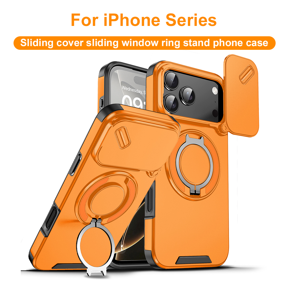 Kickstand Adjustable - Custodia con Anello Magnetico e Supporto