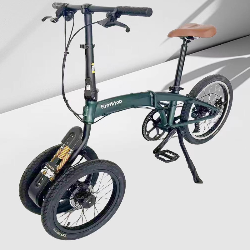 Commuting With Bike - Bicicletta pieghevole a doppia ruota anteriore