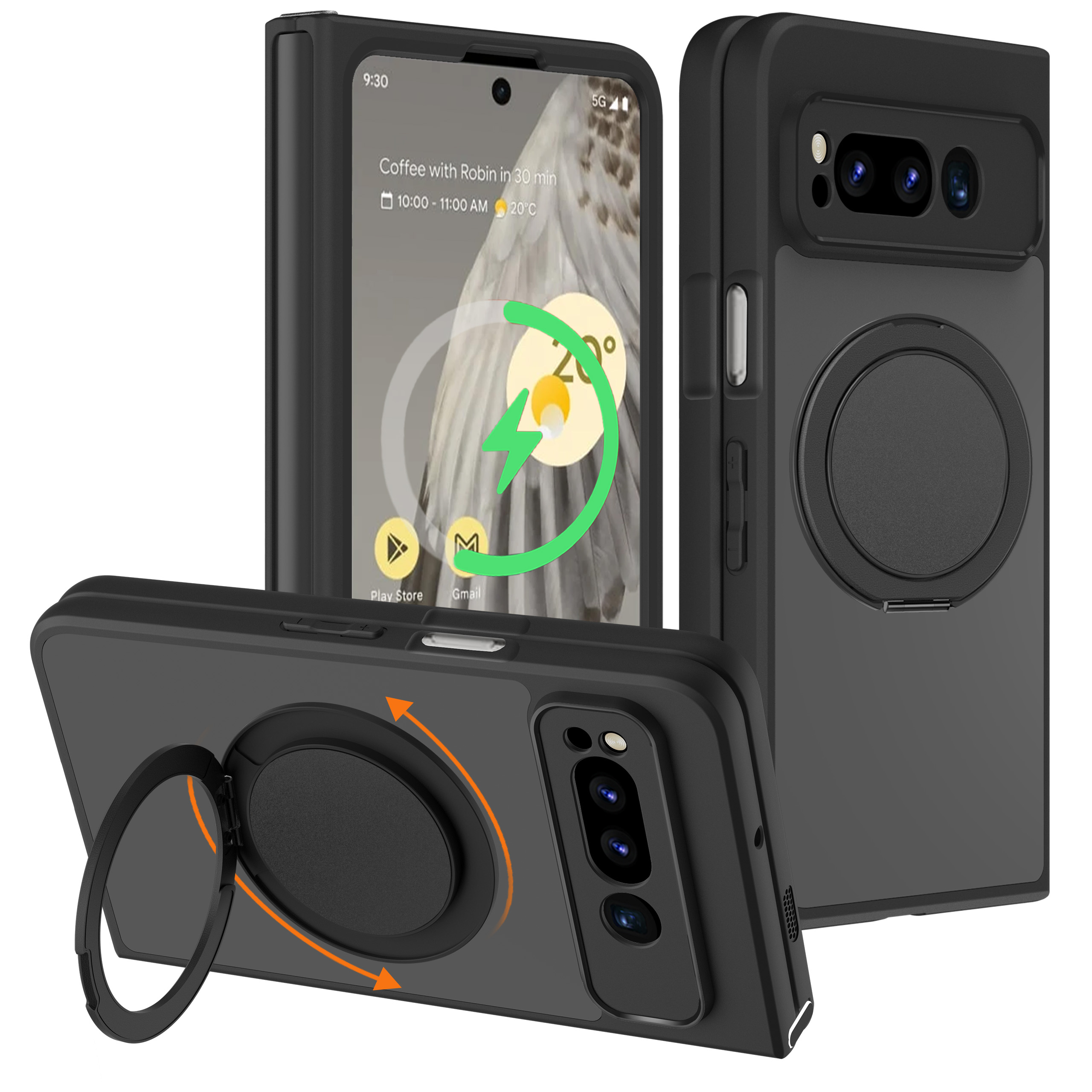Kickstand Adjustable - Per Google Pixel Custodia pieghevole magnetica