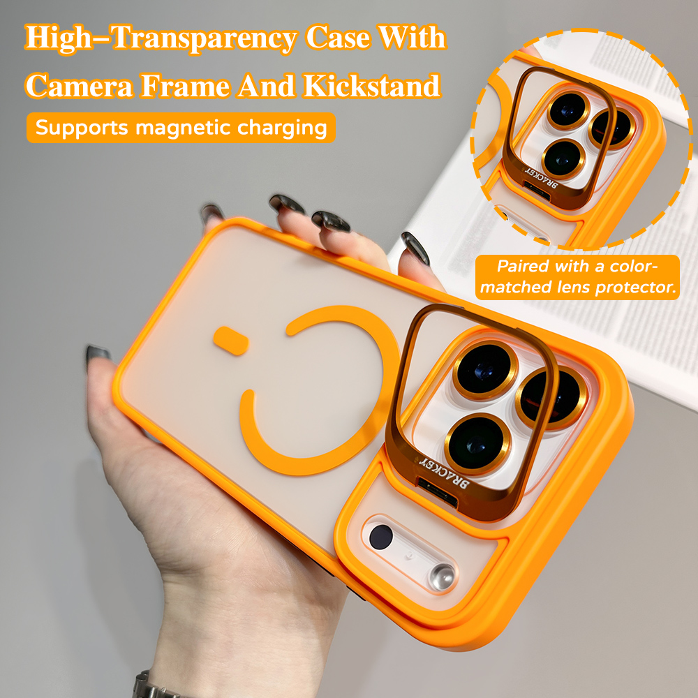 Kickstand Adjustable - Custodia Magnetica per Telefono con Supporto