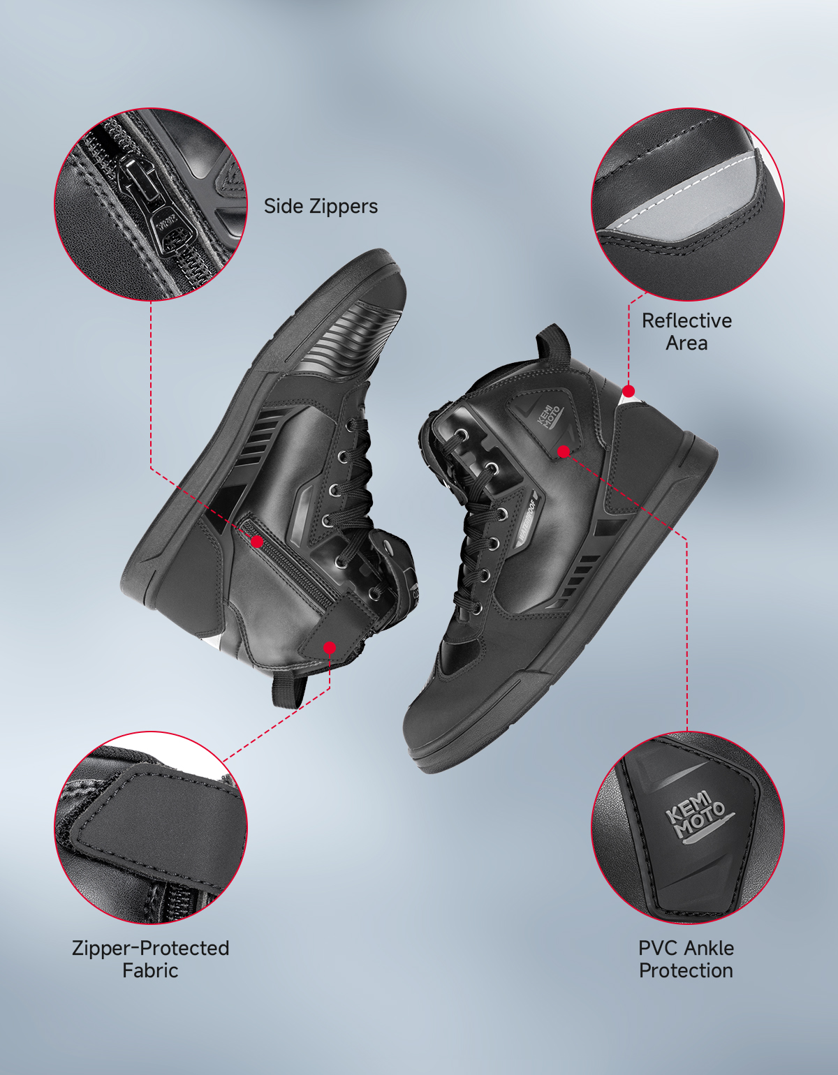 KEMIMOTO Scarpe da moto da uom - Cycling Shoes For Commute recensione e prezzo