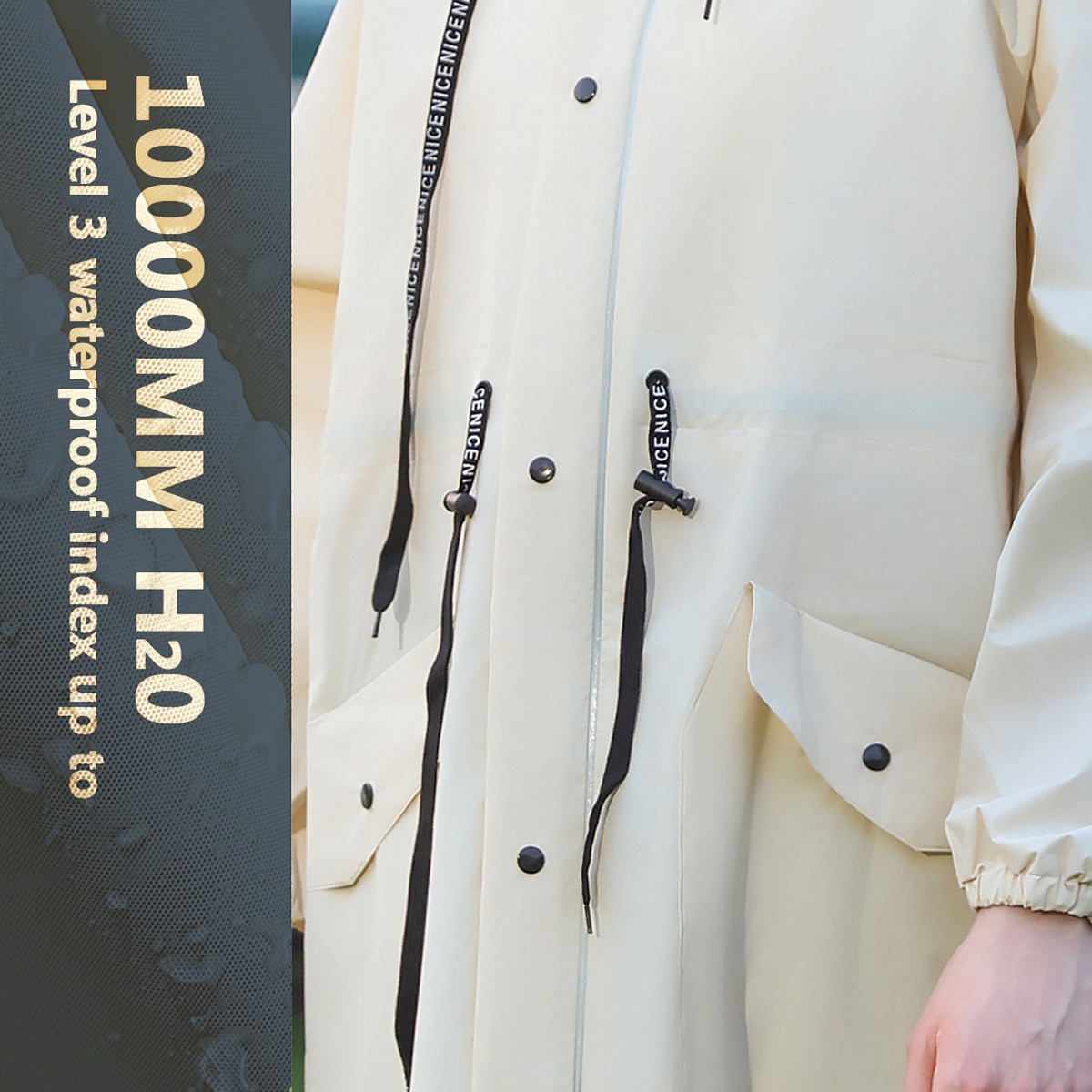 Giacca Antipioggia Lunga da Do - Cycling Rain Jacket Commute recensione e prezzo